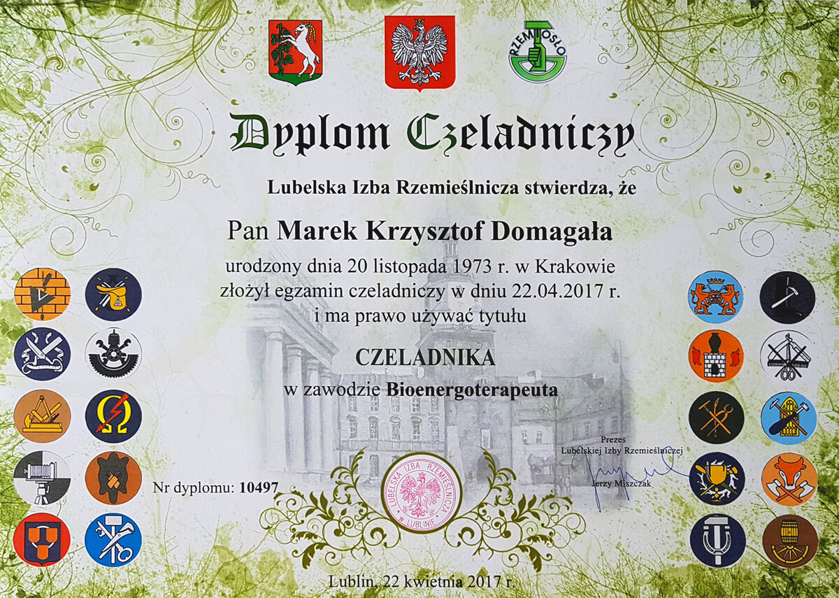 Dyplom Czeladniczy